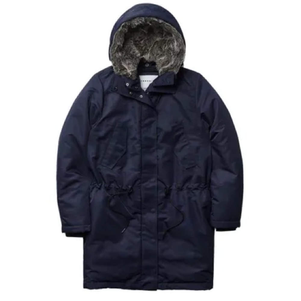 Aritzia Community “Archetype” Winter Jacket [oversize, navy, down feathers]